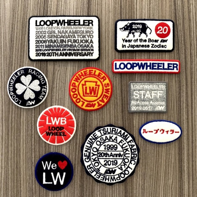 最終値下げ】loopwheeler 20周年記念 ワッペンセット(10種