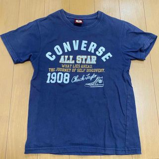 コンバース(CONVERSE)のCONVERSE コンバース　☆ 男の子　Tシャツ　紺　130㎝(Tシャツ/カットソー)