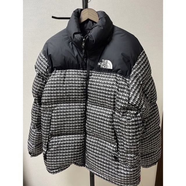 信頼】 Supreme ダウンジャケット スタッズ ヌプシ ノースフェイス