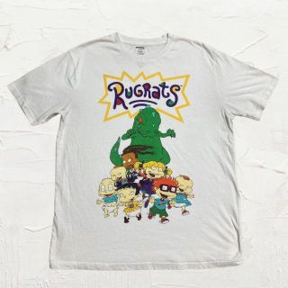 JPZ nickelodeon 白 ニコロデオン　ラグラッツ　キャラ Tシャツ(Tシャツ/カットソー(半袖/袖なし))