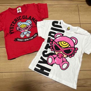 ヒステリックミニ(HYSTERIC MINI)のteddy set ◡̈⃝(Tシャツ/カットソー)