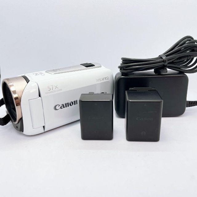 Canon iVIS HF R52 ビデオカメラ White ホワイト Canon iVIS HF R52 ビデオカメラ White ホワイト
