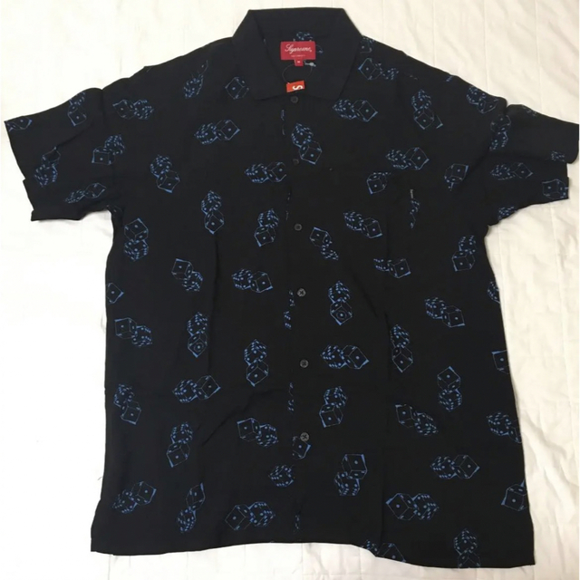 新品 M supreme DICE レーヨンシャツ