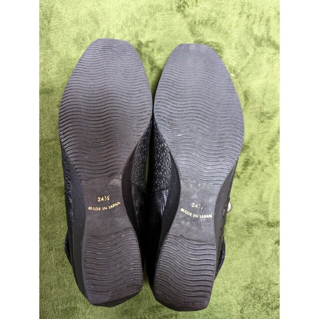 madras(マドラス)のパンプス　 マドラス　  24.5cm 　ブラック　美品 レディースの靴/シューズ(ハイヒール/パンプス)の商品写真