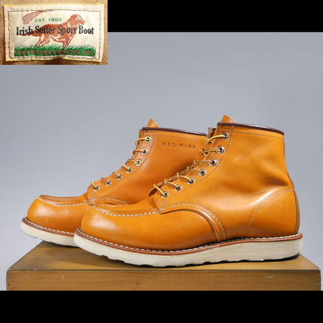 REDWING - 9875ゴールドラセットアイリッシュセッター犬タグ復刻875