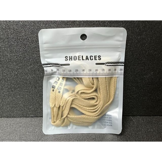 新品 120cm SHOELACES シューレース 平紐 靴紐 カーキ⓵ メンズの靴/シューズ(スニーカー)の商品写真