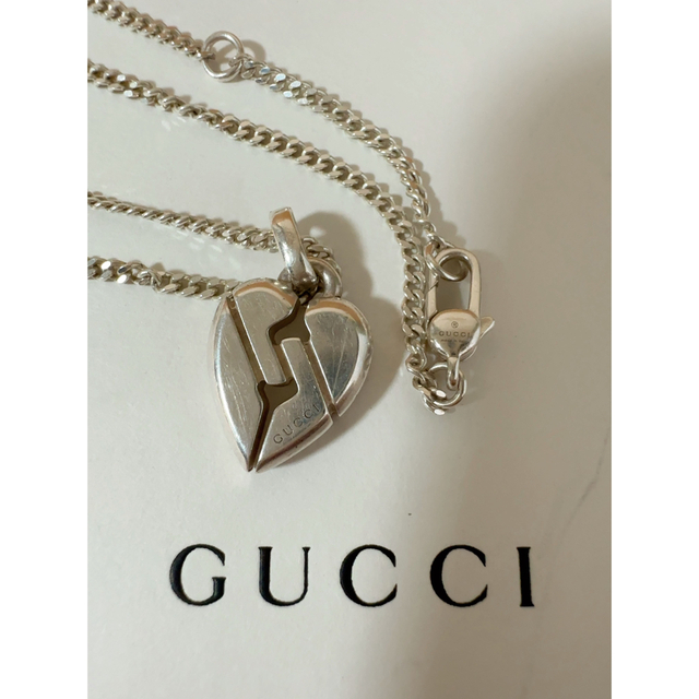 Gucci - ちぃーこ様専用 GUCCI ノット ネックレス ハート シルバーの