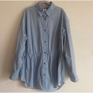 ロク(6 (ROKU))の6 ROKU COTTON STRIPE BACK OPEN SHIRTシャツ(シャツ/ブラウス(長袖/七分))