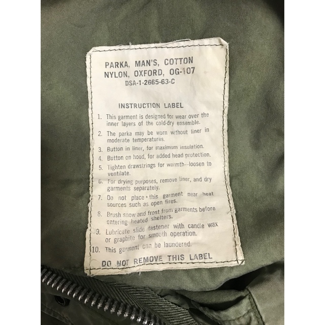 U.S.ARMY M-51 '60s メンズのジャケット/アウター(ミリタリージャケット)の商品写真