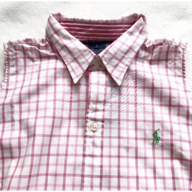 POLO RALPH LAUREN(ポロラルフローレン)の新品　RALPH LAURENラルフローレン　チェック　ノースリーブ　シャツ レディースのトップス(シャツ/ブラウス(半袖/袖なし))の商品写真