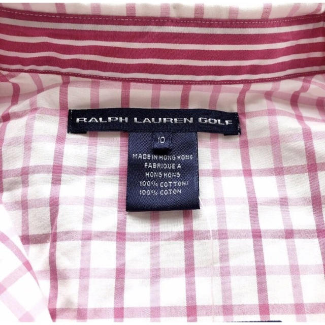 POLO RALPH LAUREN(ポロラルフローレン)の新品　RALPH LAURENラルフローレン　チェック　ノースリーブ　シャツ レディースのトップス(シャツ/ブラウス(半袖/袖なし))の商品写真