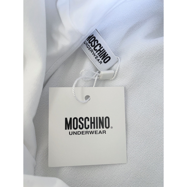 【訳あり】【新品】MOSCHINO  モスキーノ ホワイト パーカー ベア