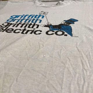 JNL  ビンテージ 80s   アメリカ　企業　作業着 Tシャツ(Tシャツ/カットソー(半袖/袖なし))