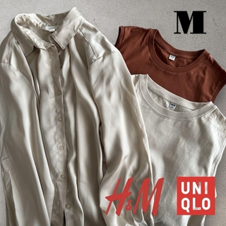 ユニクロ(UNIQLO)のUNIQLO H&M 3点セット【トップス2点、シャツ1点】(Tシャツ(半袖/袖なし))