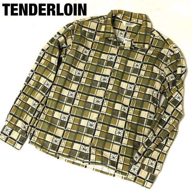 TENDERLOIN - テンダーロイン シャツ グリーン X-small フランネル