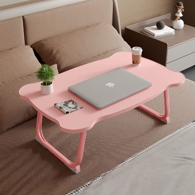 【色: ピンク】RITELTOZA 折りたたみテーブル 折り畳みテーブルパソコン