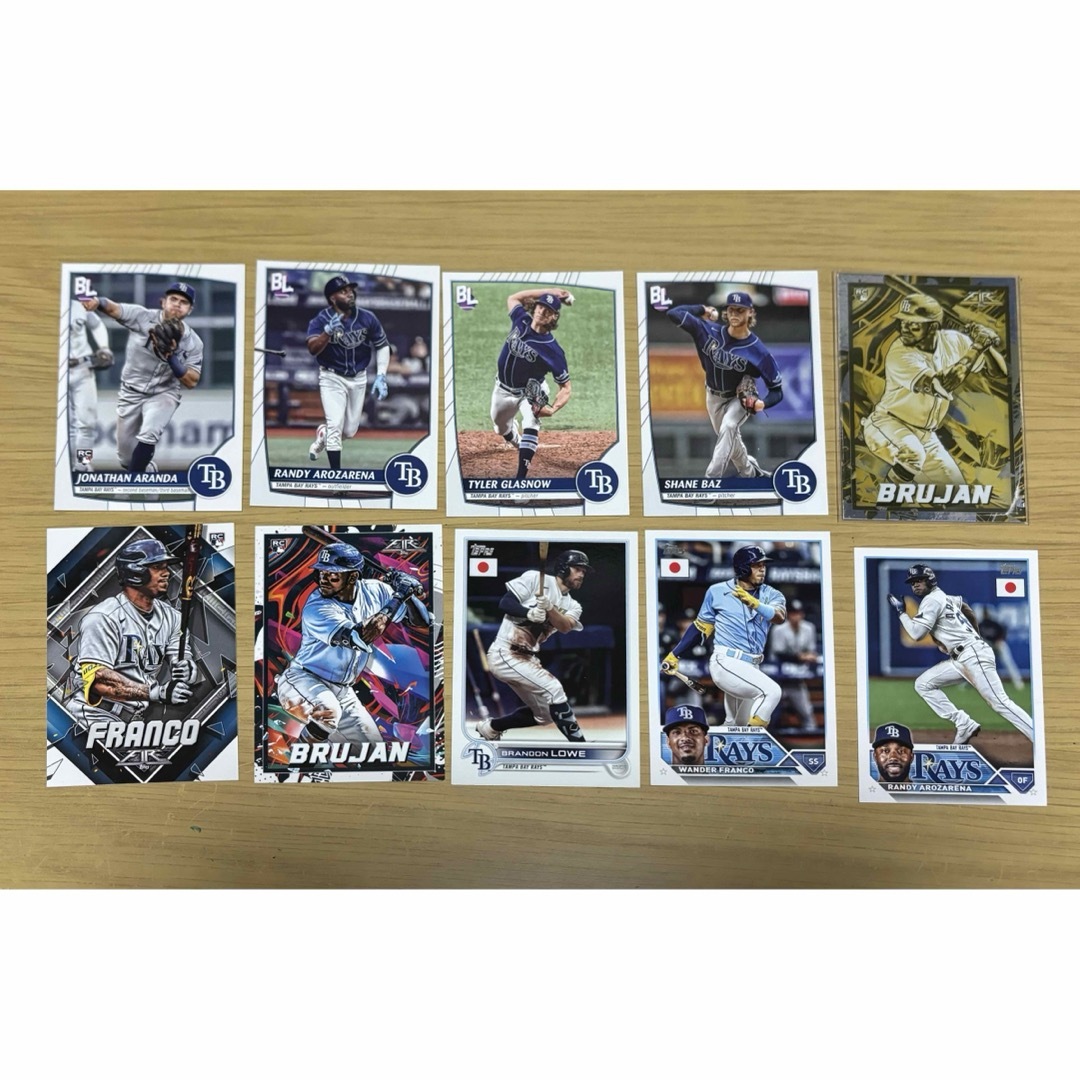 MLB topps TAMPA BAY RAYS エンタメ/ホビーのタレントグッズ(スポーツ選手)の商品写真