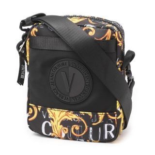 VERSACE - VERSACE JEANS COUTURE ボディバッグ バロック ブラックの