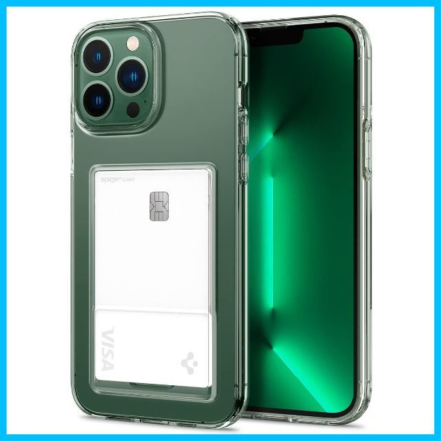 Spigen iPhone13Proケース カード [ 1枚入り ] TPU ク