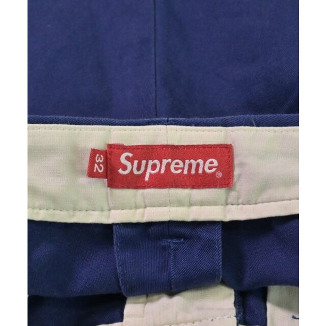 Supreme シュプリーム チノパン 32(L位) 青 【古着】 Supreme シュプリーム チノパン 32(L位) 青 【古着】