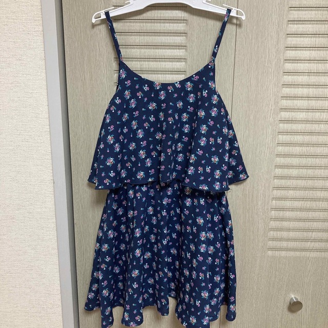 SOMETHING(サムシング)のサムシング　シフォンキャミソールワンピース　120 キッズ/ベビー/マタニティのキッズ服女の子用(90cm~)(ワンピース)の商品写真