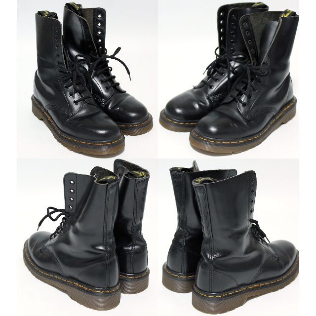 Dr.Martens(ドクターマーチン)のドクターマーチン UK5≒23.5-24cm 10ホール ブーツ 黒 jcs メンズの靴/シューズ(ブーツ)の商品写真