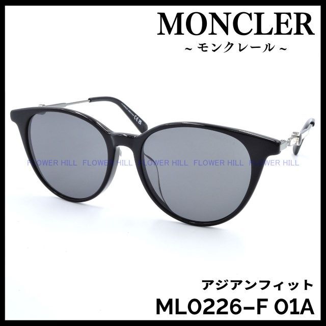 MONCLER ML0226-F 01A サングラス ブラック ユニセックス | www.ofa.sg