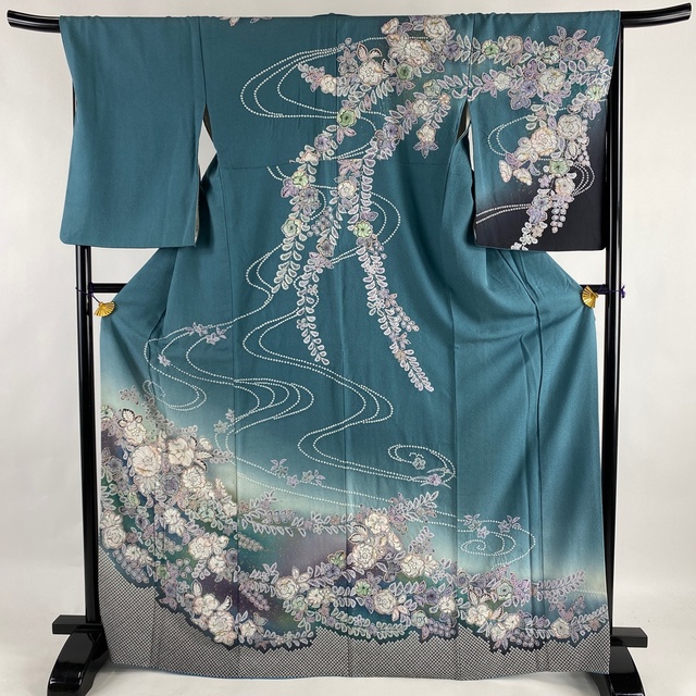 訪問着 身丈170cm 裄丈68cm 正絹 美品 秀品 - 着物