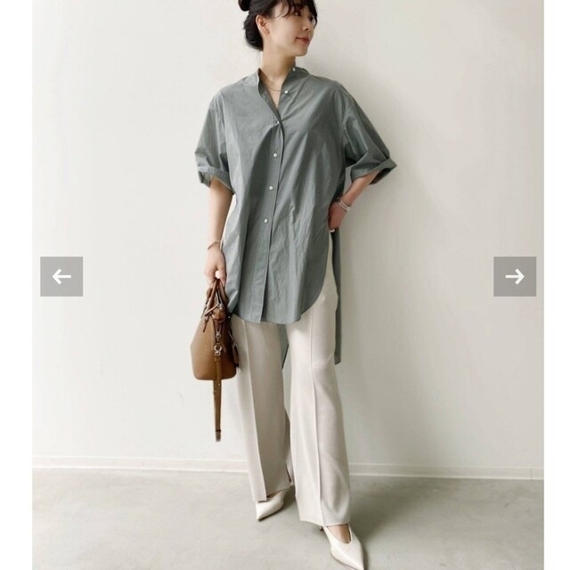 アパルトモン HAVEL studio N/C Back Slit Shirt