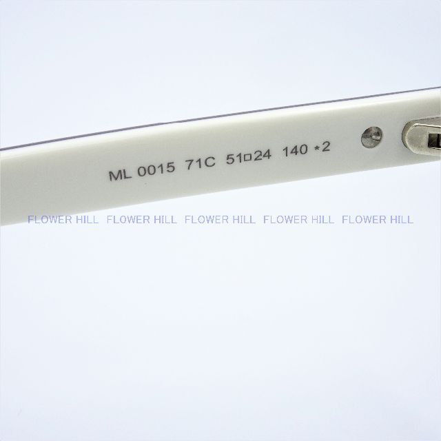 モンクレール ML0015 71C サングラス ブラウン/ホワイト ラウンド