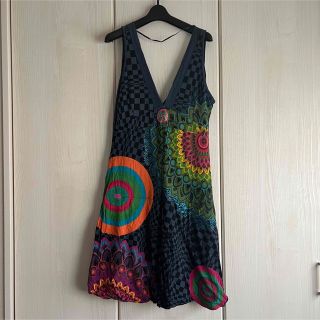 デシグアル(DESIGUAL)のデシグアル☆ワンピース☆XL☆バルーン裾(ひざ丈ワンピース)