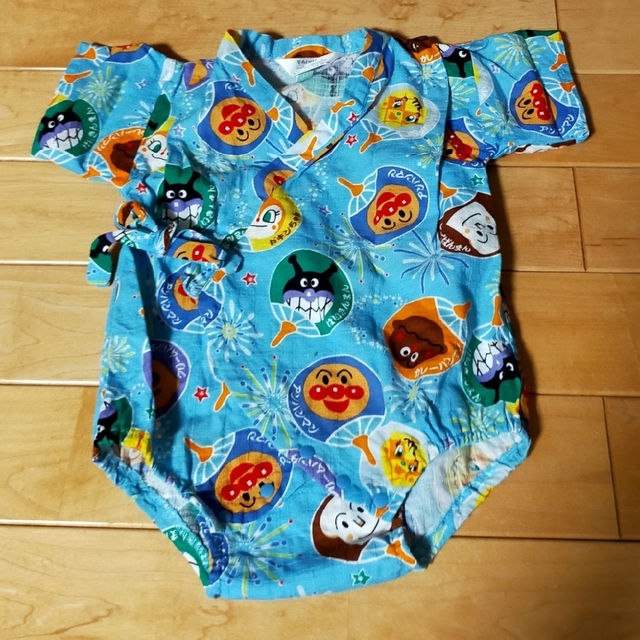 アンパンマン(アンパンマン)のアンパンマン 甚平 90cm キッズ/ベビー/マタニティのキッズ服男の子用(90cm~)(甚平/浴衣)の商品写真