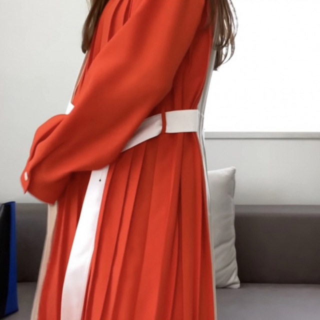 ルシェルブルー ハーフプリーツドレス Half Pleats Dress | www