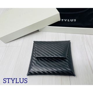 StilLas - STYLUS スタイラス　コインケース　ブラック　小銭入れ　コンパクト　外箱付き