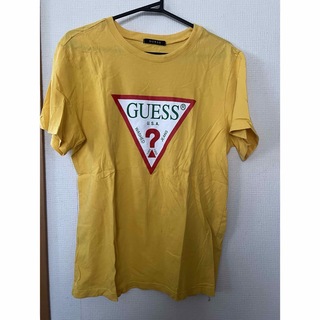 ゲス(GUESS)のGUESS ゲス 半袖Tシャツ 黄色(Tシャツ/カットソー(半袖/袖なし))
