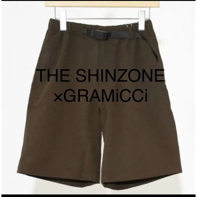 GRAMICCI(グラミチ)の新品　THE SHINZONE×GRAMiCCiグラミチ Gショーツ　M カーキ レディースのパンツ(ショートパンツ)の商品写真