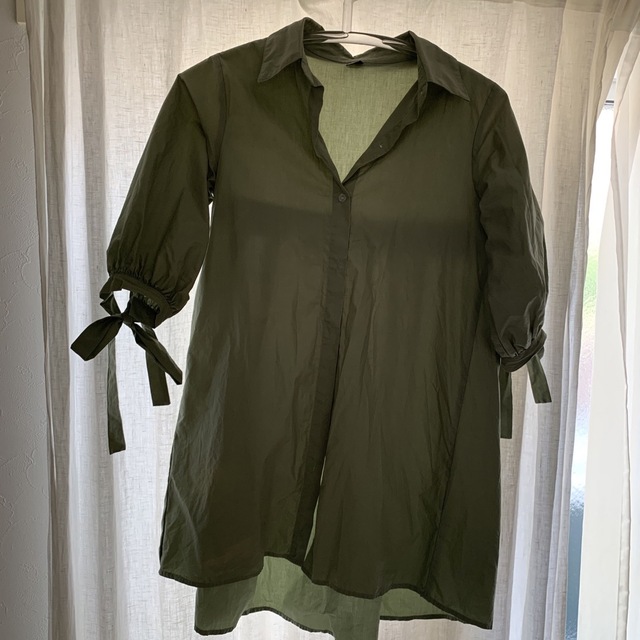DazyClair(デイジークレア)の春夏の羽織に　七分袖リボン レディースのジャケット/アウター(その他)の商品写真