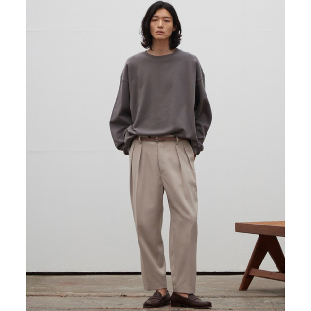 LIDNM(リドム)のRATINE SEMI WIDETAPERED SLACKS WYM LIDNM メンズのパンツ(スラックス)の商品写真