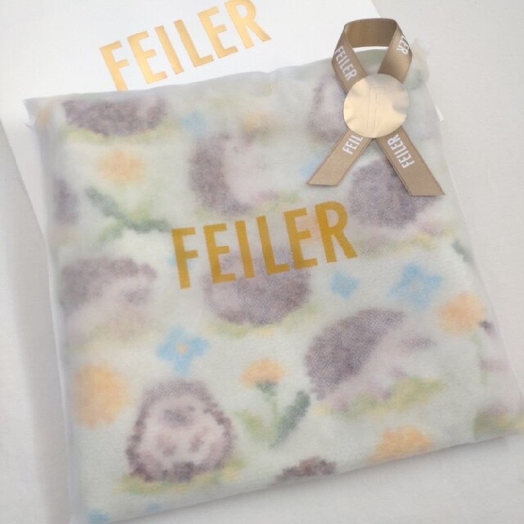 FEILER(フェイラー)の《新品》FEILER チクチクハリネズミ 巾着 イエロー レディースのファッション小物(ポーチ)の商品写真