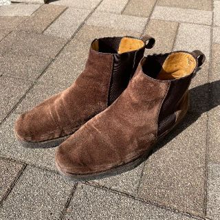 コールハーン(Cole Haan)のイタリア製 COLE HANN スウェードブーツ ブラウン (26.0cm相当)(ブーツ)