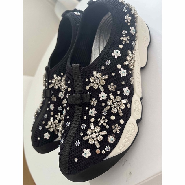 Christian Dior - 美品 Dior ディオール FUSION スニーカー クリスタル