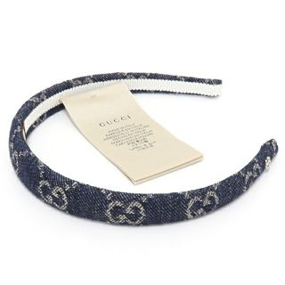 Gucci - GUCCI グッチ エコ ウォッシュドデニム ヘアバンド
