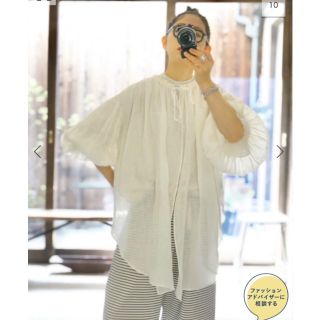 エンリカ(enrica)のジャーナルスタンダードラックスenrica LINEN OPEN TOP(シャツ/ブラウス(長袖/七分))