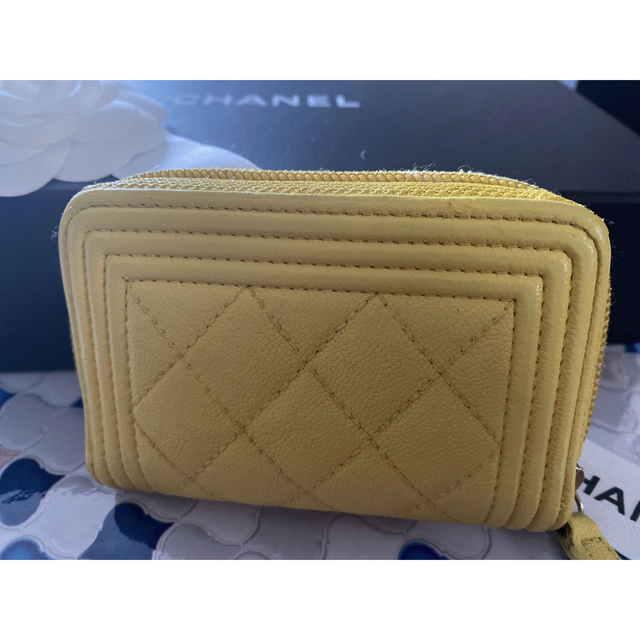 正規品 CHANEL◇ボーイシャネル キャビアスキン コインケース 財布◇美品