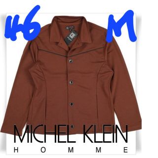 ミッシェルクラン(MICHEL KLEIN)の定価15400円‼️MICHEL KLEIN パイピングカットソージャケット(ブルゾン)