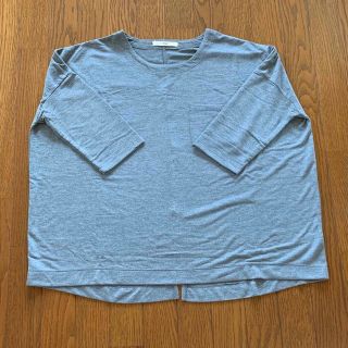 スプル　7分袖裏毛カットソー　裾ラウンドワイドカットソー(カットソー(長袖/七分))