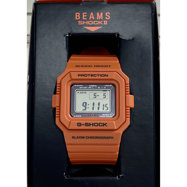 人気が高い】 G-SHOCK - コラボ/G-SHOCK/時計/BEAMS/別注/オレンジ