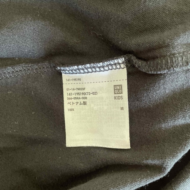 GU(ジーユー)のTシャツ（150センチ）　3枚セット　gu、UNIQLO キッズ/ベビー/マタニティのキッズ服男の子用(90cm~)(Tシャツ/カットソー)の商品写真