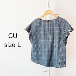 ジーユー(GU)の【ラクマパック】GU ブラウス L(シャツ/ブラウス(半袖/袖なし))