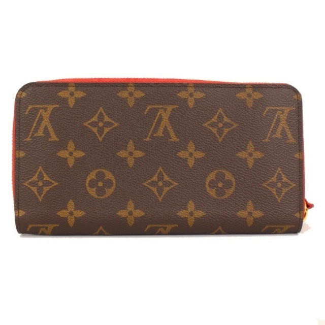 LOUIS VUITTON(ルイヴィトン)のAランク ルイ・ヴィトン ジッピーウォレット M62402 タッセル コクリコ モノグラム LOUIS VUITTON ラウンドファスナー長財布 レディース red 【中古】 レディースのファッション小物(財布)の商品写真